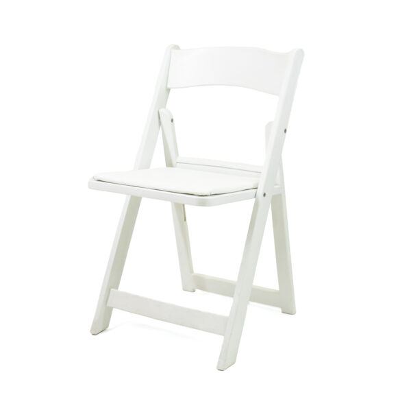 Padded White Chair
