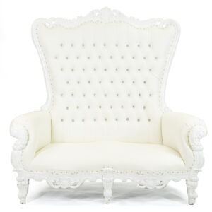White Loveseat Chair