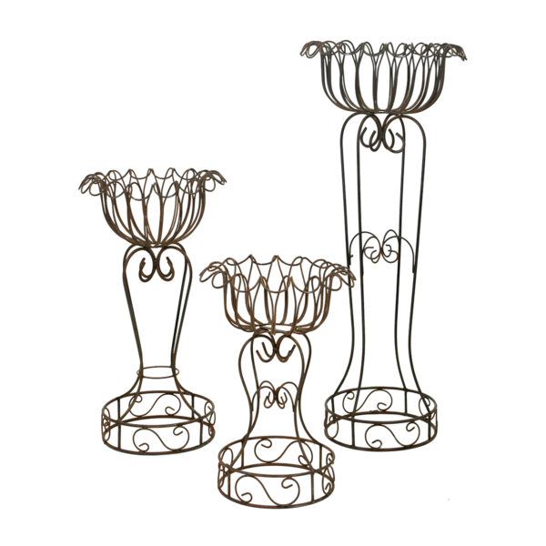 Curled Top Plant Stands