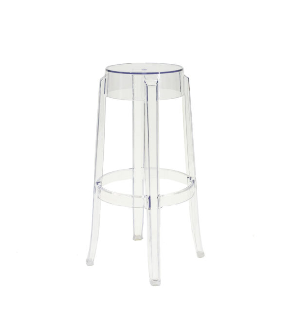 Clear Barstool, ghost stool
