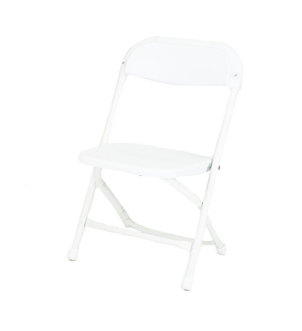 Child's White Folding Chair