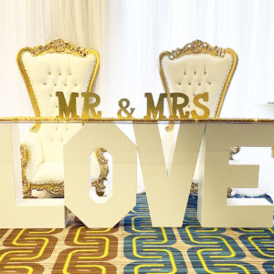 Gold Mr. & Mrs. Set