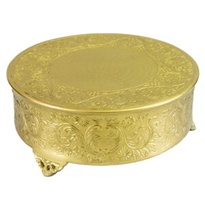 Round Cake Plateaus – Gold
