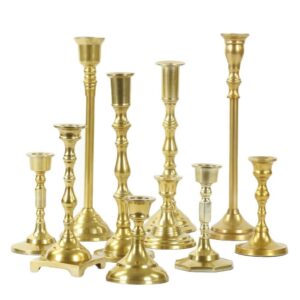 Gold Tapered Candle Sticks
